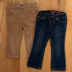 Corduroy/denim pants bundle